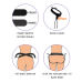 Страпон Ingen Easy Strap-On Set тілесний 21.5 см