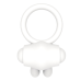 Ерекційне кільце - Power Clit Cockring Rabbit White Ерекційне кільце - Power Clit Cockring Rabbit White