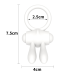 Ерекційне кільце - Power Clit Cockring Rabbit White Ерекційне кільце - Power Clit Cockring Rabbit White