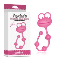 Анальний ланцюжок Psyche's Premium Anal Beads рожевий