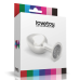 Анальна пробка - Heavy Metal Anal Plug Rosebud Classic L White
