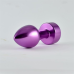 Анальна пробка - Heavy Metal Anal Plug Rosebud Aluminium Purple