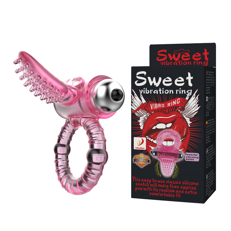 Ерекційне кільце Sweet Vibration Ring рожеве