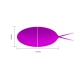 Віброяйце - Pretty Love Joanne Vibrating Egg Purple