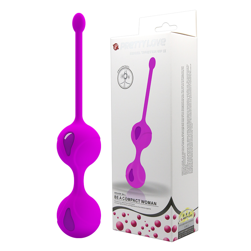 Вагінальні кульки Pretty Love Kegel Tighten Up II фіолетові Вагінальні кульки Pretty Love Kegel Tighten Up II фіолетові
