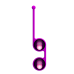 Вагінальні кульки Pretty Love Kegel Tighten Up III Purple