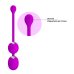 Вагінальні віброкульки - Pretty Love Willie Vibrating Kegel Balls Purple