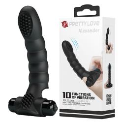 Насадка на палець - Pretty Love Alexander Finger Vibrator Black Насадка на палець - Pretty Love Alexander Finger Vibrator Black