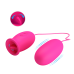 Кліторальний стимулятор з віброяйцем - Pretty Love Daisy Licking Vibrator Pink