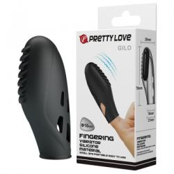 Насадка на палець - Pretty Love Gilo Finger Vibrator Black Насадка на палець - Pretty Love Gilo Finger Vibrator Black