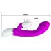 Вібратор - Pretty Love Sheila Rolling Vibrator Purple