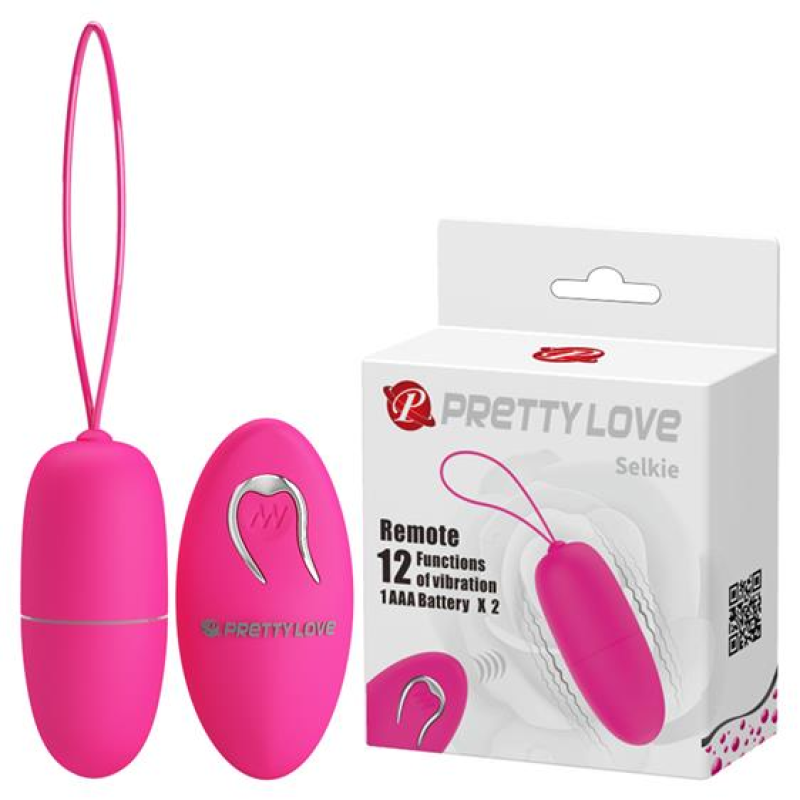 Віброяйце - Pretty Love Selkie Vibrating Egg Pink