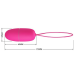 Віброяйце - Pretty Love Selkie Vibrating Egg Pink