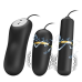 Віброяйце з вібропулею - Pretty Love Electric Stimulation Double Vibro-Bullets Black