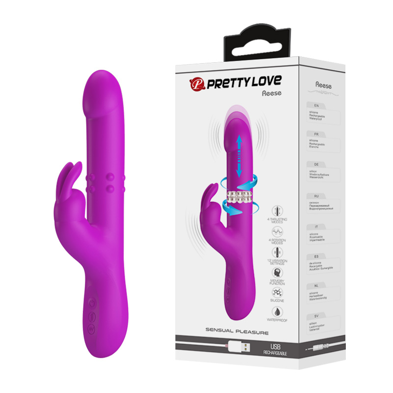Вібратор - Pretty Love Reese Vibrator Purple