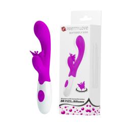 Вібратор - Pretty Love Butterfly Kiss Vibrator Purple