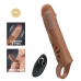 Вібронасадка на член Pretty Love Penis Sleeve тілесна