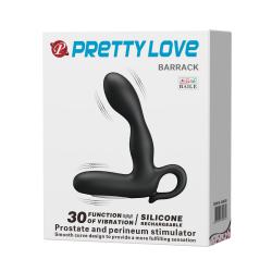 Масажер простати - Pretty Love Barrack Prostate Stimulator Black