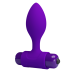 Анальна пробка Pretty Love Vibra Butt Plug фіолетовий