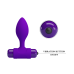 Анальна пробка Pretty Love Vibra Butt Plug фіолетовий