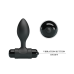 Анальна пробка - Pretty Love Vibra Butt Plug Black