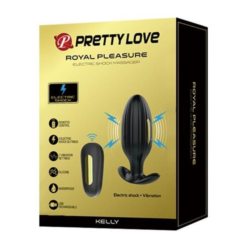 Анальна пробка - Pretty Love Royal Pleasure Kelly Black