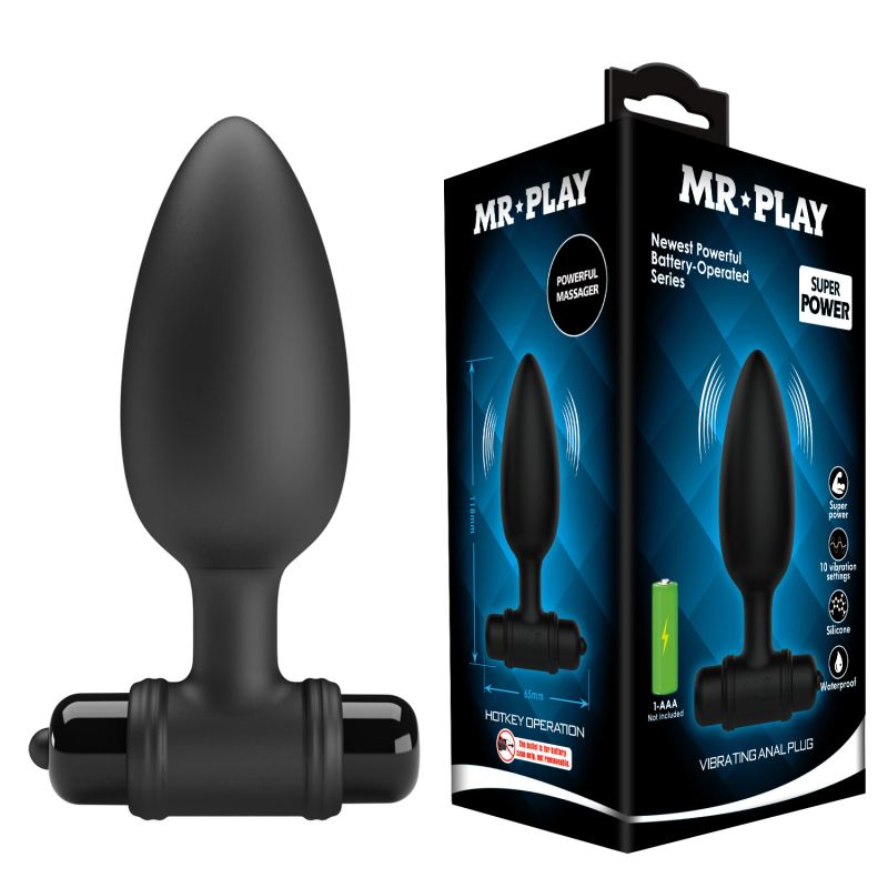 Анальна пробка - Mr.Play Vibrating Anal Plug