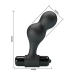 Анальна пробка чорна Mr.Play Silicone Vibrating від LyBaile