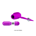 Затискачі для сосків - Pretty Love Bancroft Nipple Vibrator Purple