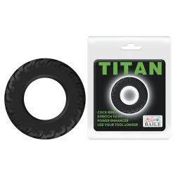 Ерекційне кільце Titan Cock Ring чорне