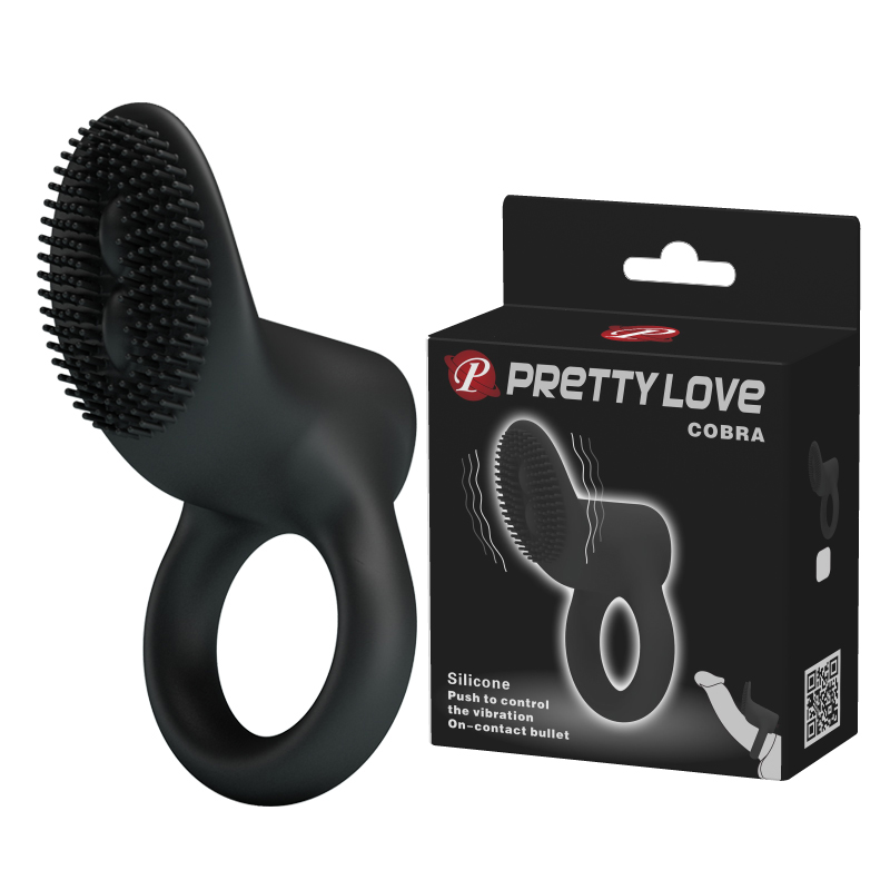 Ерекційне кільце - Pretty Love Cobra Penis Ring Black Ерекційне кільце - Pretty Love Cobra Penis Ring Black