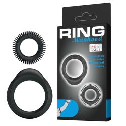 Ерекційні кільця Ring Manhood чорні