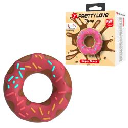 Ерекційне кільце Pretty Love Berry Super Donut різнобарвне Ерекційне кільце Pretty Love Berry Super Donut різнобарвне