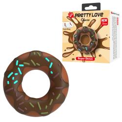 Ерекційне кільце Pretty Love Choco Super Donut різнобарвне Ерекційне кільце Pretty Love Choco Super Donut різнобарвне