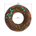 Ерекційне кільце Pretty Love Choco Super Donut різнобарвне