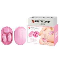 Вібропулі Pretty Love Fun Box рожеві на пульті