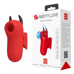 Вакуумний вібростимулятор - Pretty Love Magic Devil Stimulator Red Вакуумний вібростимулятор - Pretty Love Magic Devil Stimulator Red