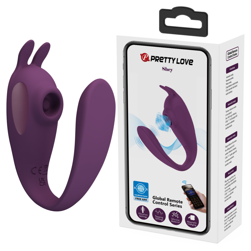 Вібростимулятор - Pretty Love Shey Stimulator Purple