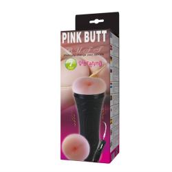 Вібруючий мастурбатор анус Pink Butt LyBaile тілесний