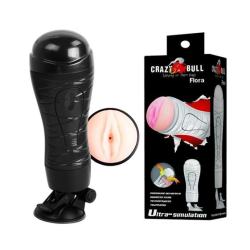 Мастурбатор Crazy Bull Flora Black тілесний