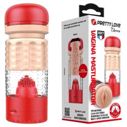 Мастурбатор Pretty Love Theresa тілесного кольору з вібрацією Мастурбатор Pretty Love Theresa тілесного кольору з вібрацією