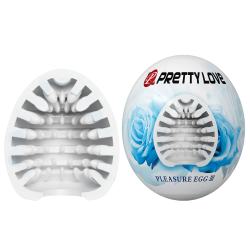 Мастурбатор - Pretty Love Pleasure Egg Masturbator White