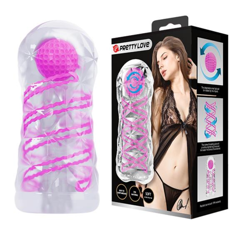 Мастурбатор - Pretty Love Transparent Reusable Masturbator