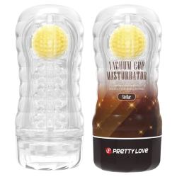 Мастурбатор Vacuum Cup Stellar Yellow прозорий