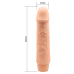 Вібратор - Barbara Jeff Vibrator 7,6" Flesh