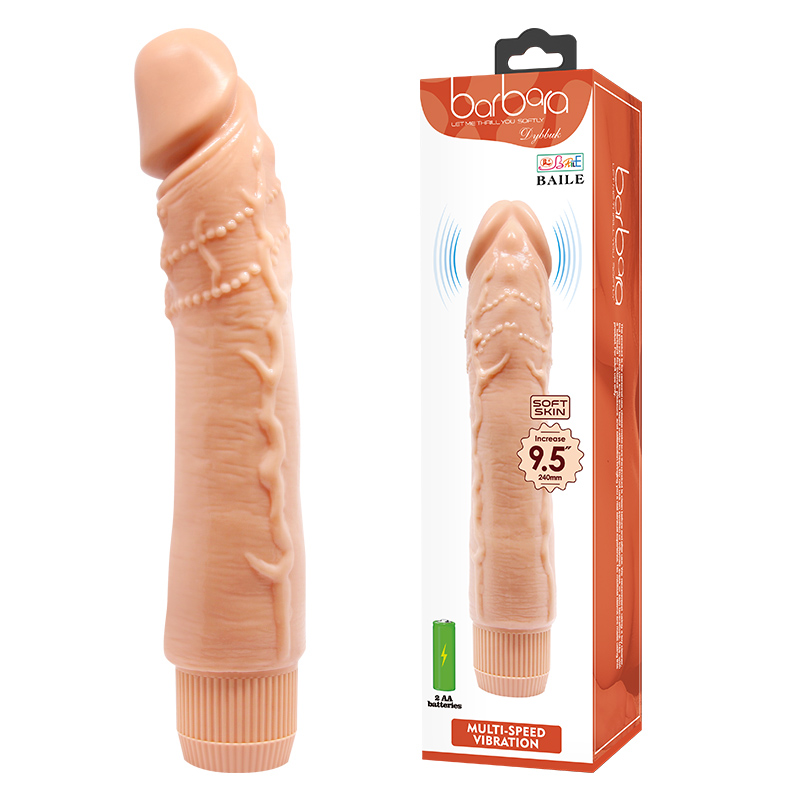 Вібратор - Barbara Dybbuk Vibrator 9,5" Flesh