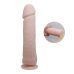 Фалоімітатор на присосці The Big Penis String Stimulation тілесний 26 см Фалоімітатор на присосці The Big Penis String Stimulation тілесний 26 см