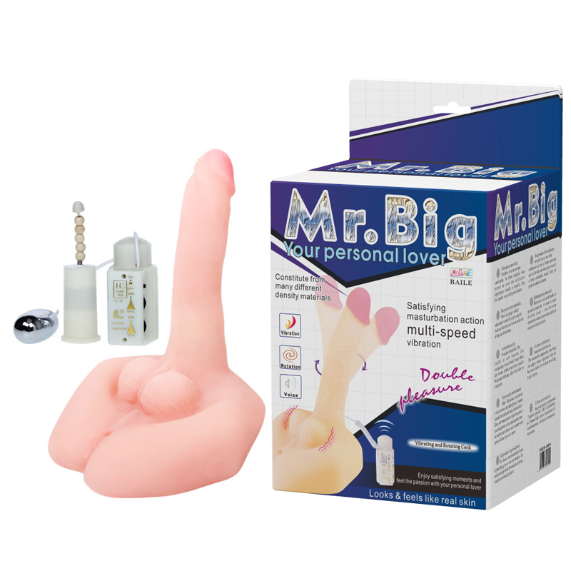 Вібратор - Mr.Big Vibrating & Rotating Cock Flesh