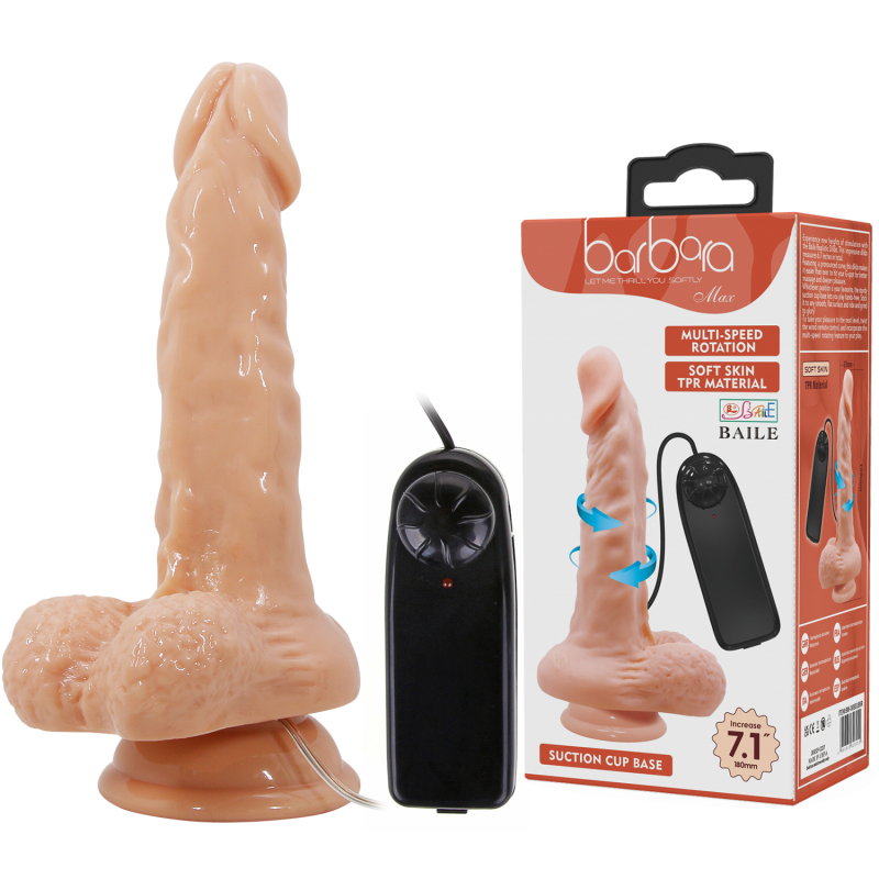 Вібратор - Barbara Max Vibrator 7,1" Flesh