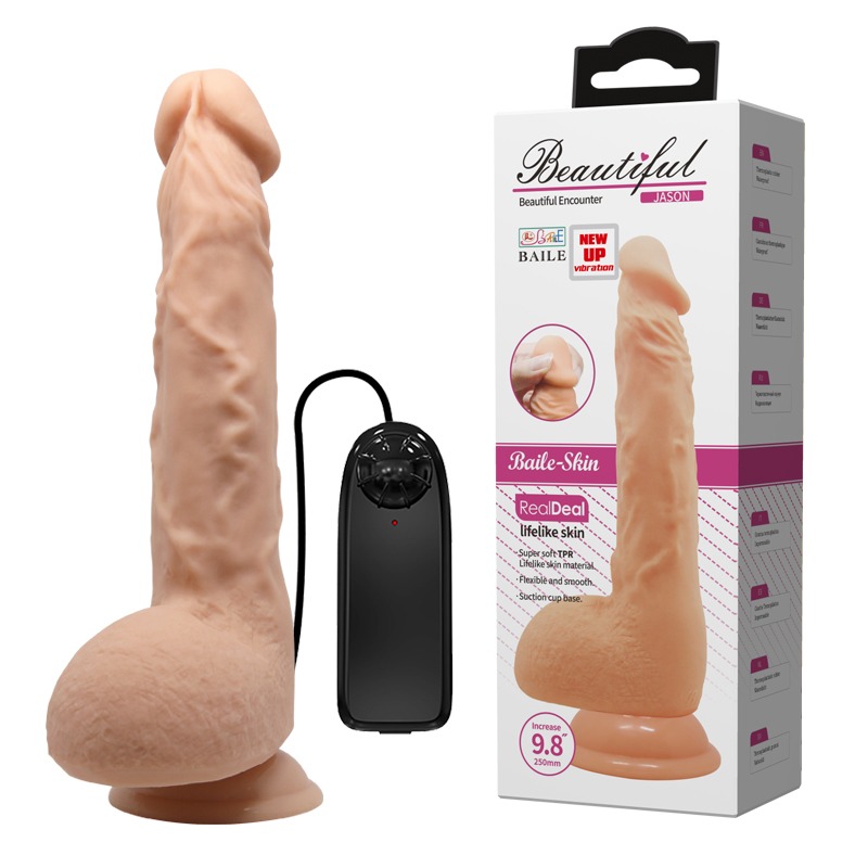 Вібратор - Beautiful Encounter Jason Vibrator Flesh